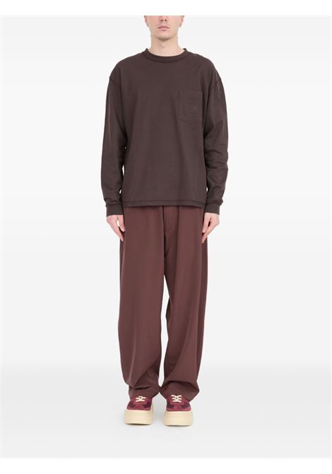 maglia pocket logo uomo marrone MM6 MAISON MARGIELA | SH0NH0016 M20050143